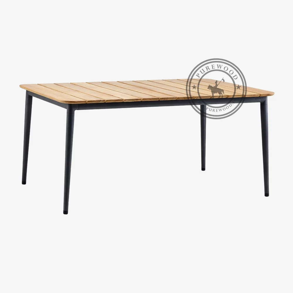 William Outdoor Table Teak Cane Line